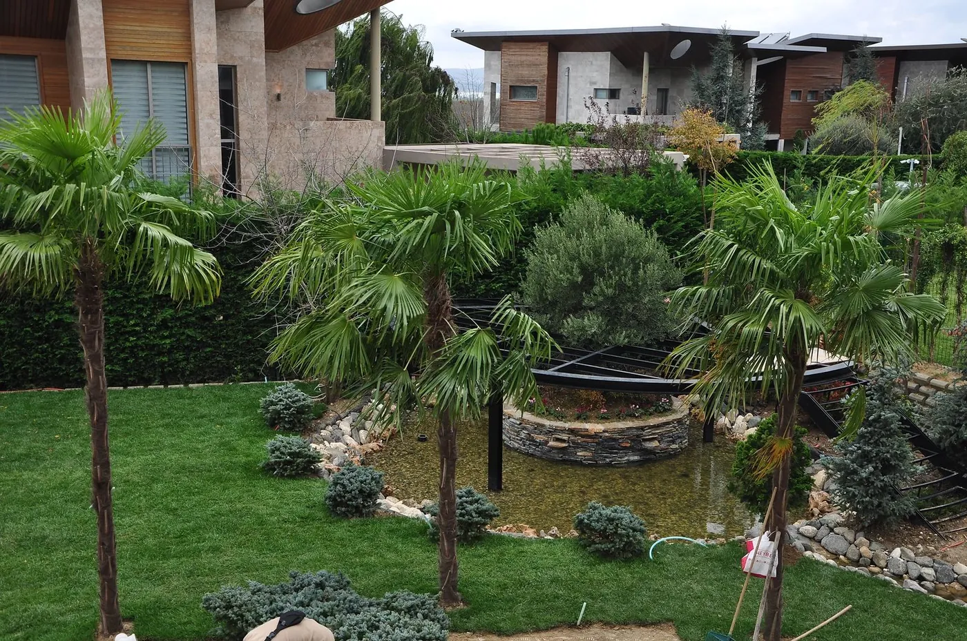 Villa ve site peyzaj uygulaması 17